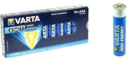 Varta High Energy 04903 batteri x AAA / LR03 Alkalisk 10-pack