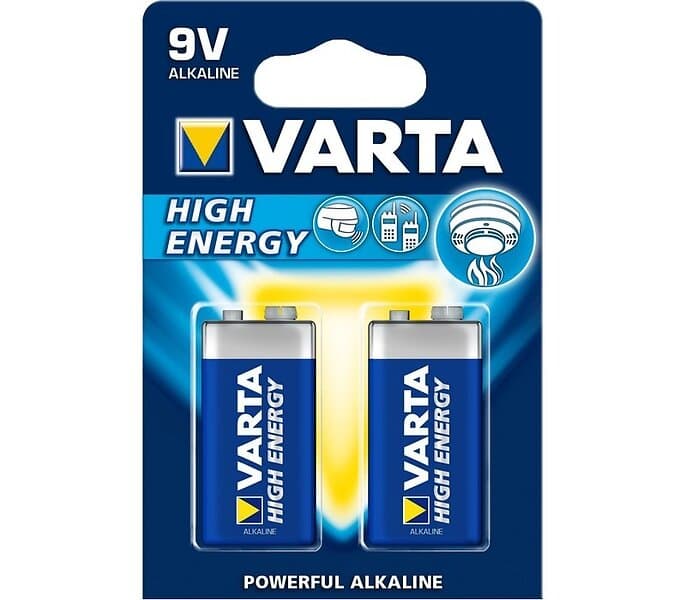 Varta Longlife Power 4922 batteri 2 x 9V Alkalisk