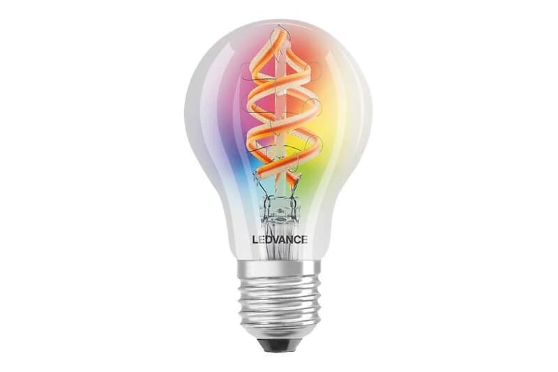 Ledvance SMART+ LED-filament-lyspär form: A60 E27 4,5 W varmt vitt ljus 2700 K genomskinlig