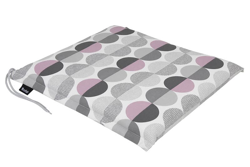 Brafab Naxos sittdyna Mönstrad/rosa 46 x 44 cm