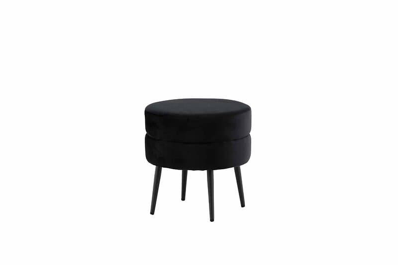 Venture Design Pot sittpuff Svart/svart 40 cm