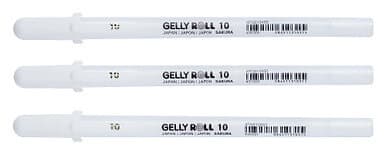 Sakura Gelly Roll Basic White 3-pack Bold