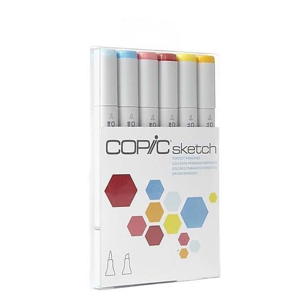 Copic Sketch 6-pack Perfect Primaries