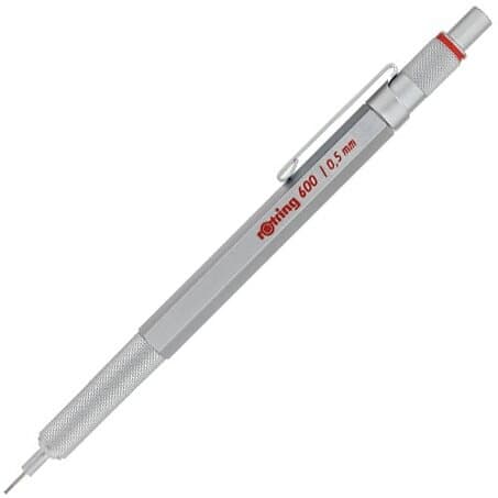 Rotring 600 Stiftpenna 0,5 Silver