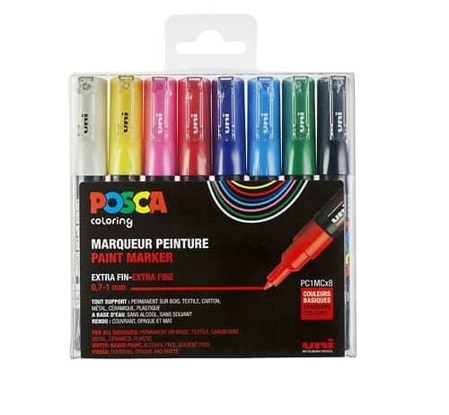 Posca PC-1M 8-set