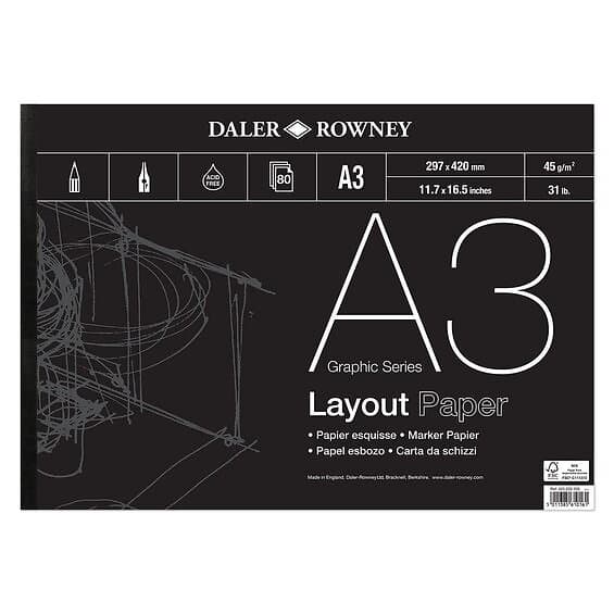 Daler-Rowney Layout Paper A3