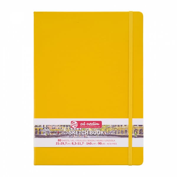 Art Creation Sketchbook A4 Golden Yellow