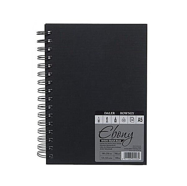 Daler-Rowney Ebony Artist's Sketch Book Spiral A5