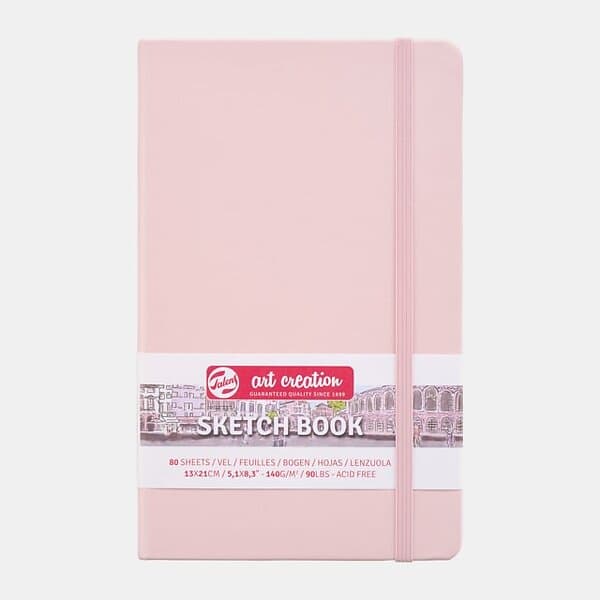 Art Creation Sketchbook Large Pastel Pink