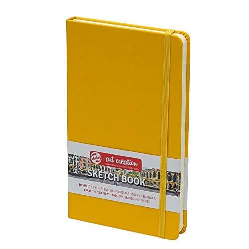 Art Creation Sketchbook Large Golden Yellow