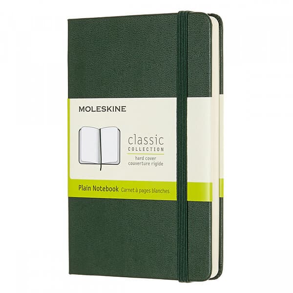 Moleskine Classic Soft Cover Pocket Myrtle Green Plain