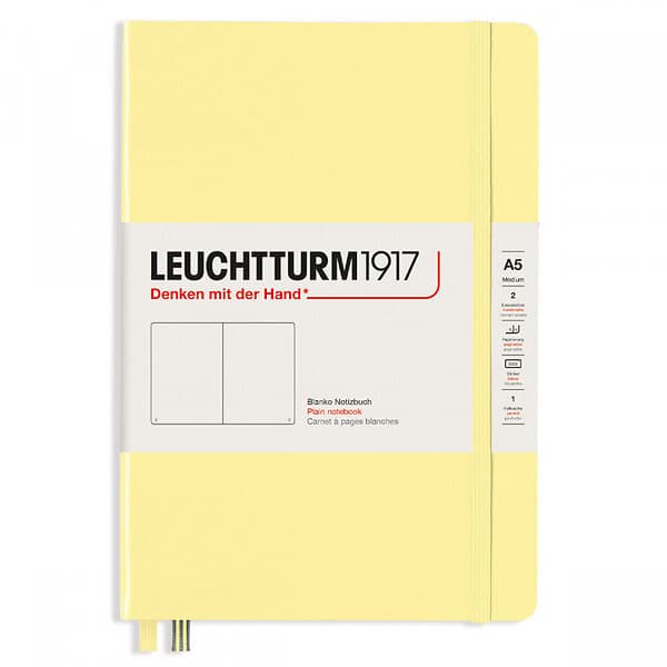 Leuchtturm1917 Notebook A5 Medium Olinjerad Vanilla