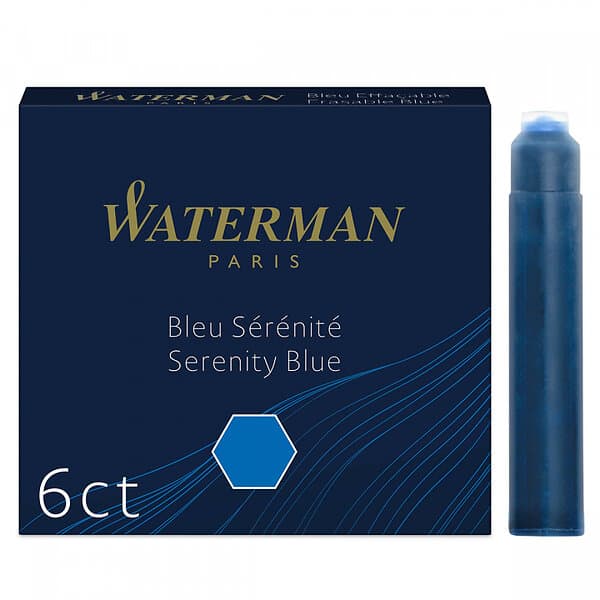 Black Waterman Reservoarpatron 6-pack Intense