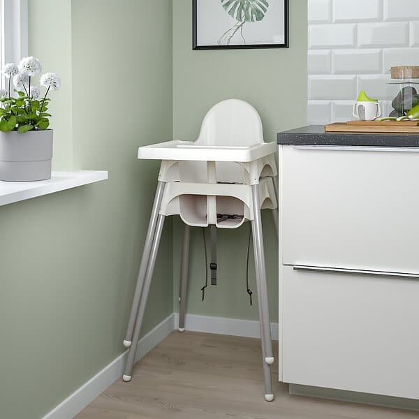 IKEA ANTILOP Barnstol hög med bricka