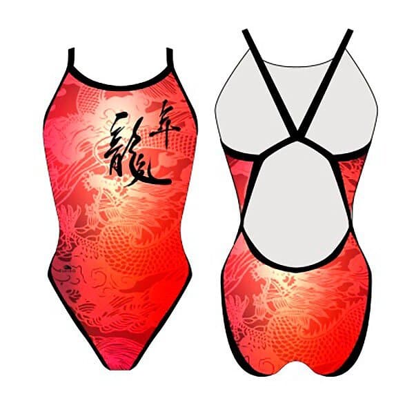 Turbo Revolution Chinese Dragon Swimsuit (Flicka)