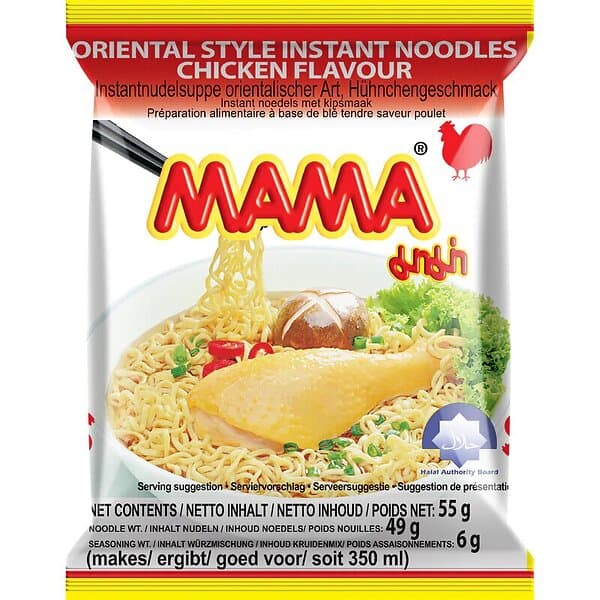 Instant Mama Noodles Chicken Flavour 55g