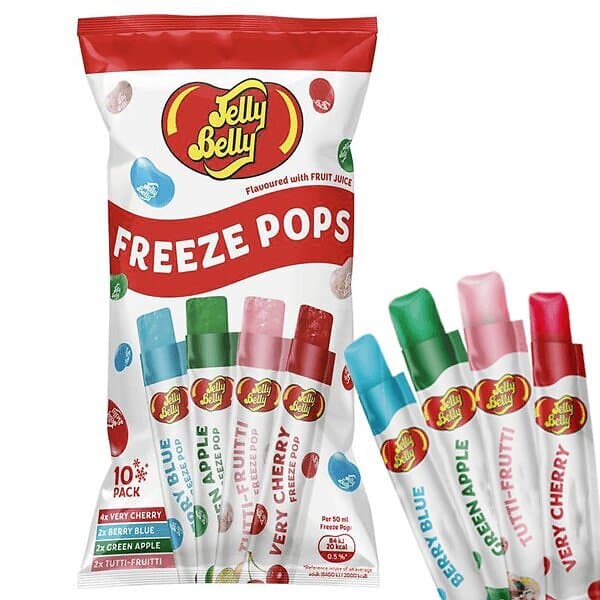 Jelly Belly Freeze Pops 10-pack