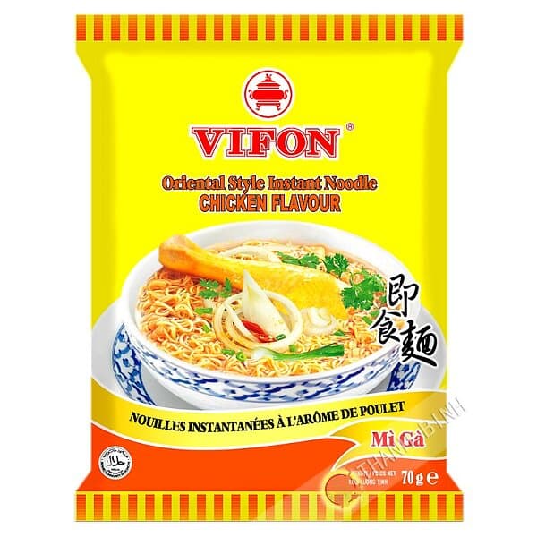Instant Vifon Noodle Oriental Style Chicken Flavour 70g