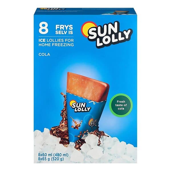 Sun Lolly Cola Ice Lollies 520g