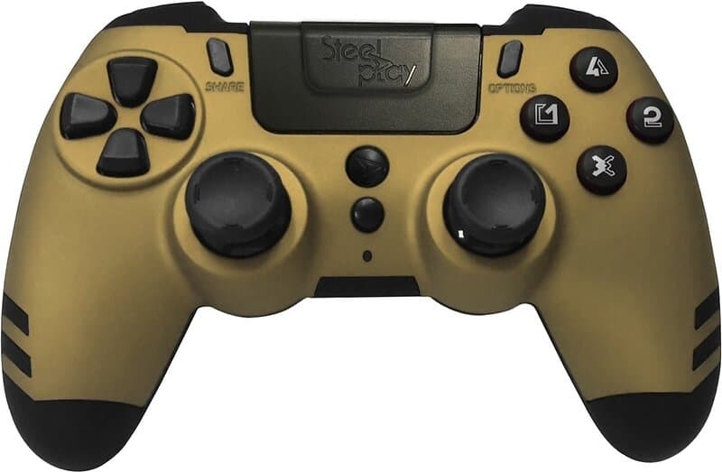 Steelplay MetalTech Trådlös Kontroller PS4/PC Guld