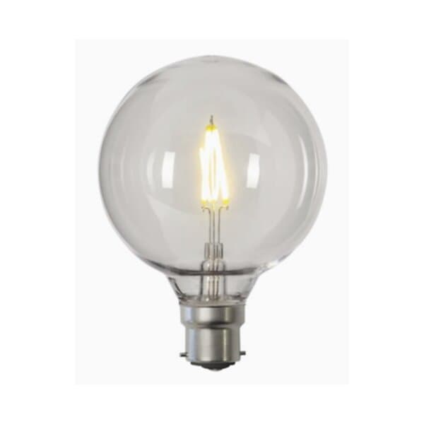 Star Trading B22 Globlampa PC-plast LED 0,6W 2700K 80 lumen