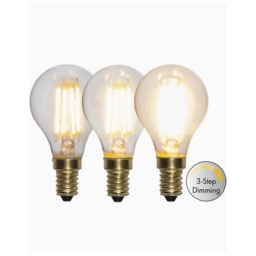 Star Trading Klotlampa 3-stegs dimbar E14 LED 4W 2100K 400 lumen