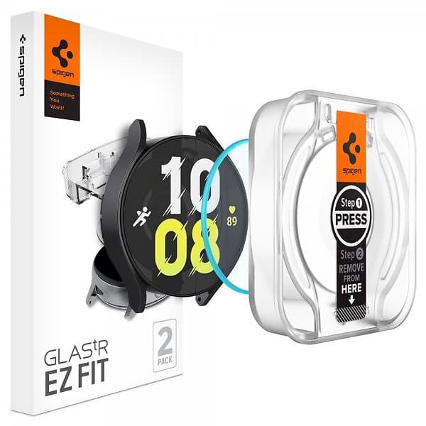 Spigen Samsung Galaxy Watch 6 44mm Skärmskydd GLAS.tR EZ Fit 2-pack
