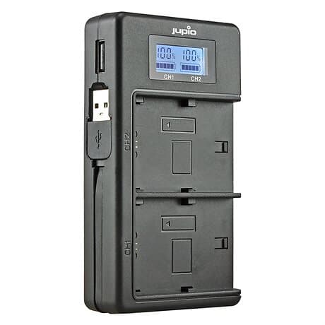 Jupio USB Duo Charger LCD Sony NP-FW50