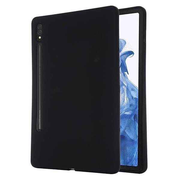 CaseOnline Liquid silikon skal Samsung Galaxy Tab S8 11,0 (2022) Svart