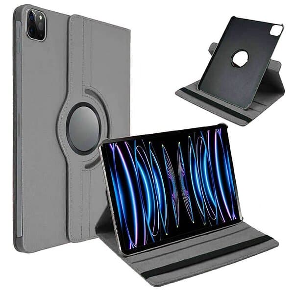 CaseOnline 360° roterbart fodral Apple iPad Pro 11 (2022) Silver