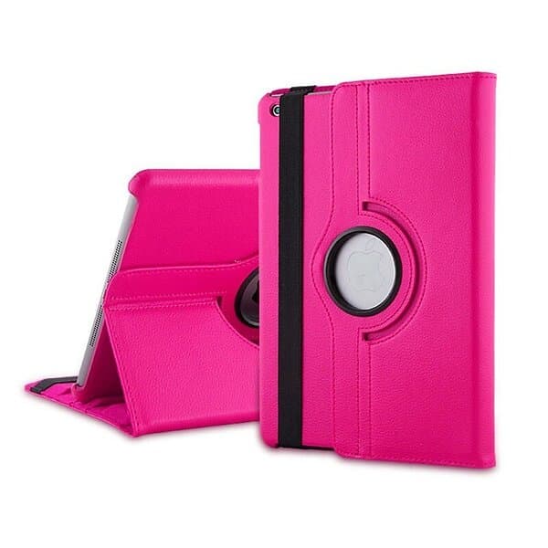 CaseOnline 360 roterbart fodral Apple iPad Mini 1/2/3 7,9"" Mörk Rosa