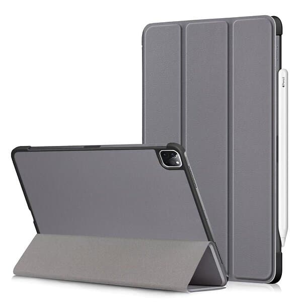 MTK Apple iPad Pro 11 (2020) Slim fit tri-fold fodral Grå