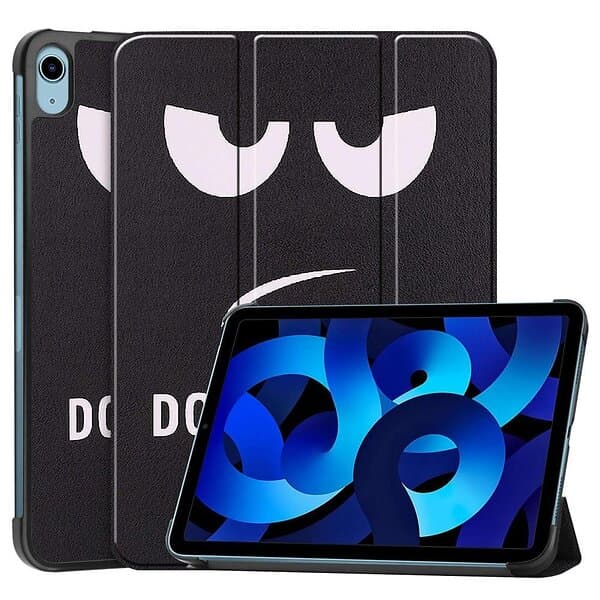 MTK Apple iPad 10,9 2022 Slim fit tri-fold fodral Don t Touch