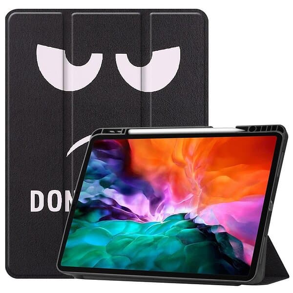 MTK iPad Pro 12,9"" 2021 Slim fit tri-fold fodral Don t Touch