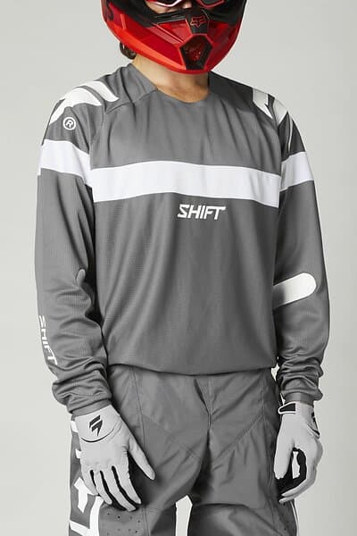 Shift White Label Void Crosströja Grå-Vit 26490-187-XL