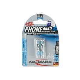 Ansmann Energitelefonbatteri 2 x AAA NiMH