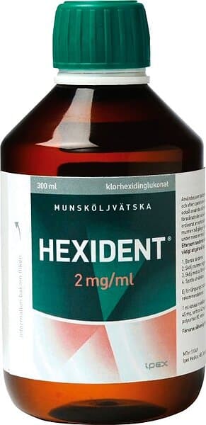 Hexident munsköljvätska 2 mg/ml 300ml