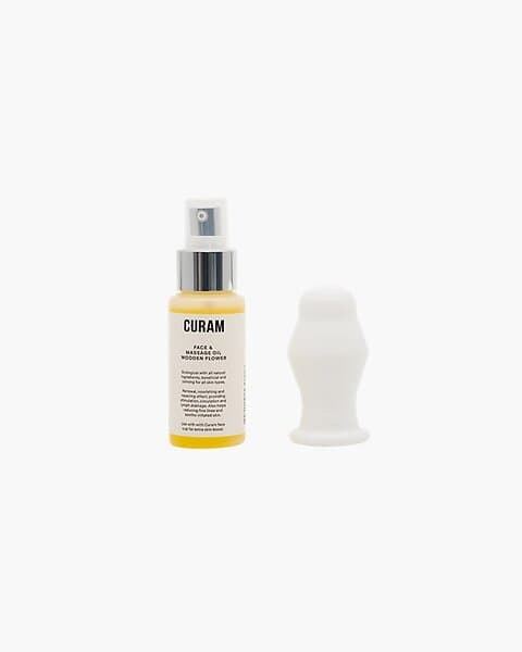 Curam Face & Massage Oil. Wooden Flower