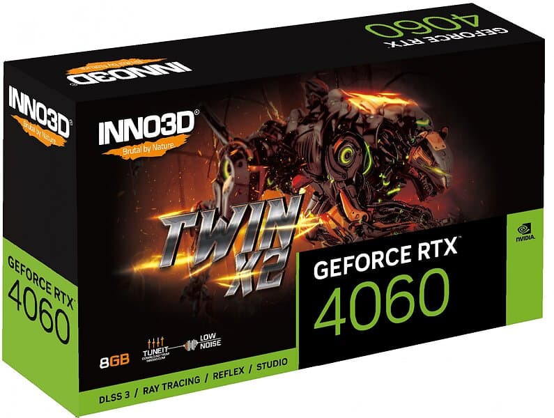 Inno3D GeForce RTX 4060 Twin X2 HDMI 3xDP 8GB