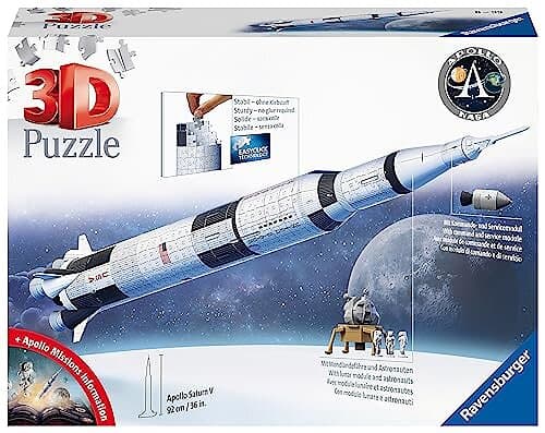 Ravensburger Apollo Saturn V Rocket 440p 3D