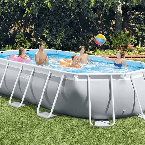 vidaXL INTEX Pool med tillbehör Prism Frame oval 503x274x122 cm 26796GN 3202762