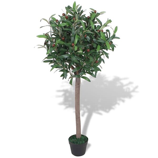 vidaXL Konstväxt Lagerträd med kruka 120 cm grön 244453