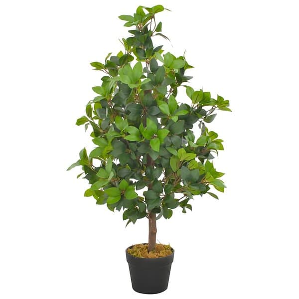 vidaXL Konstväxt Lagerträd med kruka 90 cm grön 280178