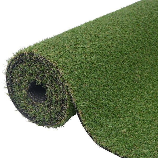 vidaXL Konstgräsmatta 1x20 m/20 mm grön 318322