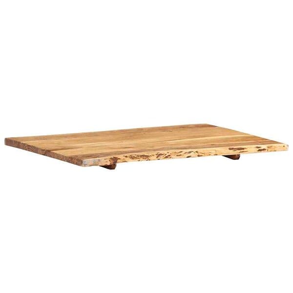 vidaXL Bordsskiva massivt akaciaträ 80x(50-60)x2,5 cm 286329