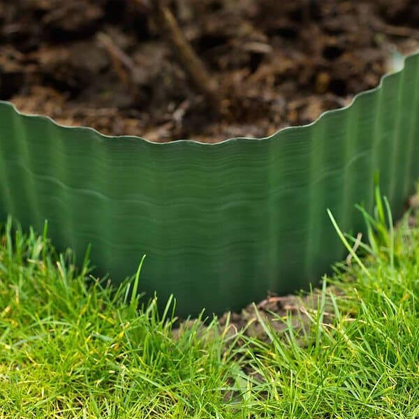 vidaXL Nature Rabattkant 0,15x9 m grön 446396