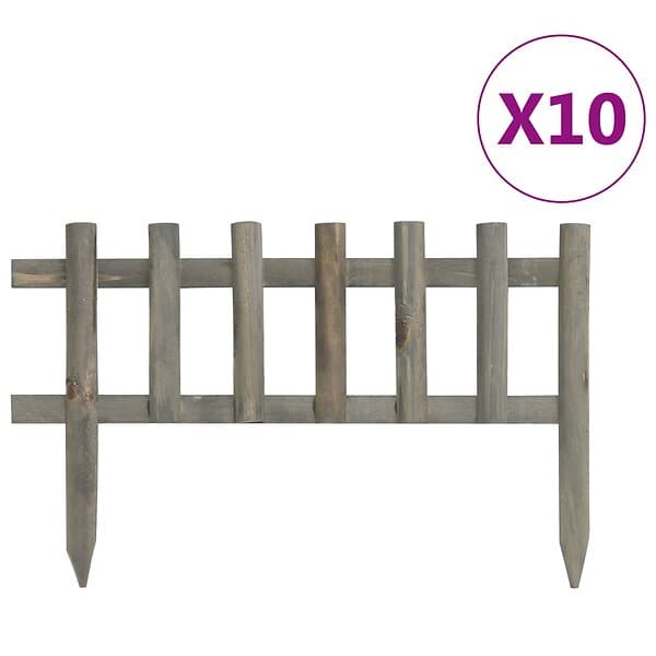 vidaXL Rabattkanter 10 st granträ 4,4 m 314845