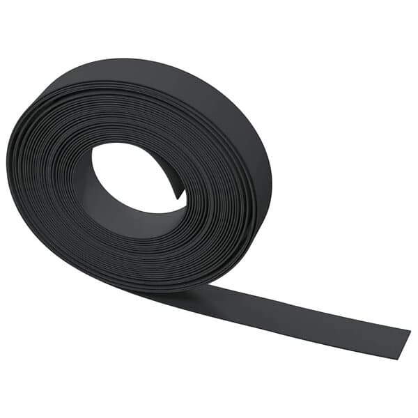 vidaXL Rabattkant svart 10 m cm polyeten 154394