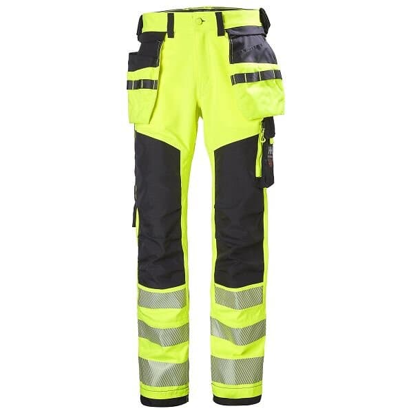 Helly Hansen 77472 ICU Hantverksbyxa High-Vis Yellow/Ebony Stl C60