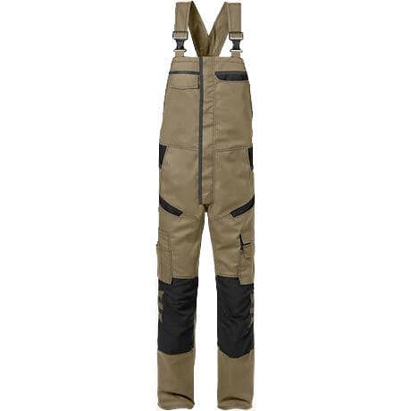 Fristads Hängslebyxa Kaki/Svart C58